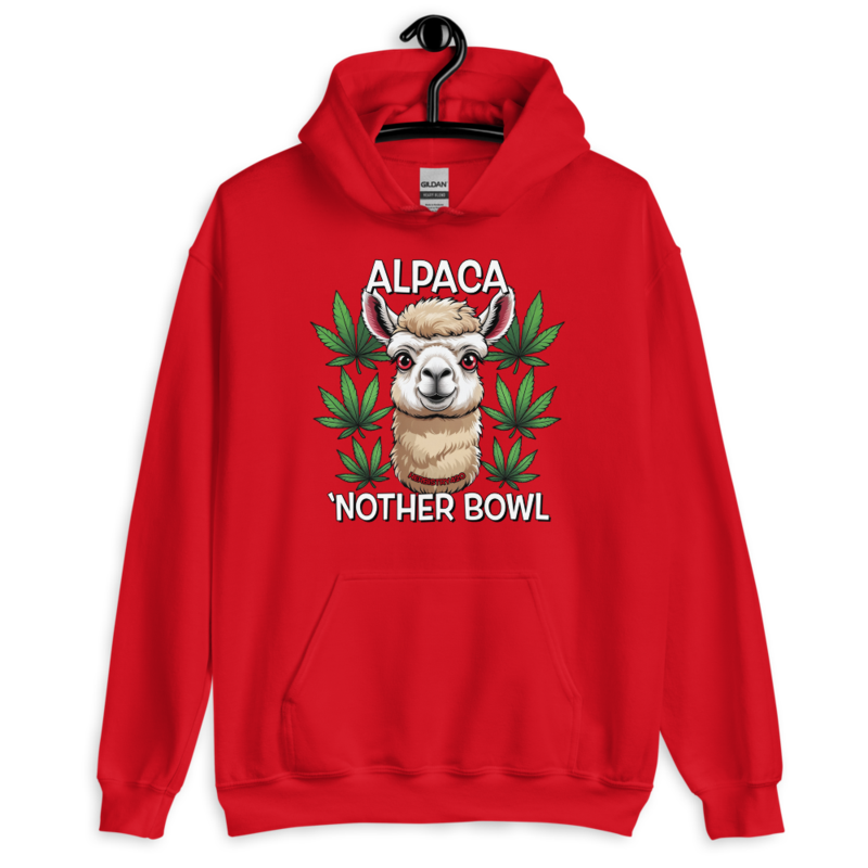Alpaca 'Nother Bowl – Unisex Hoodie — red