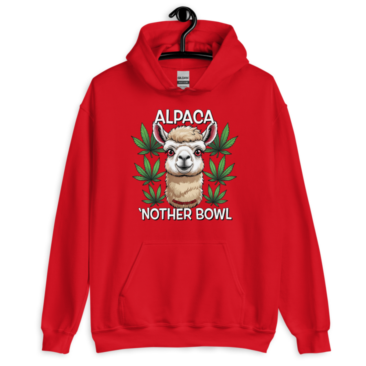 Alpaca 'Nother Bowl – Unisex Hoodie — red
