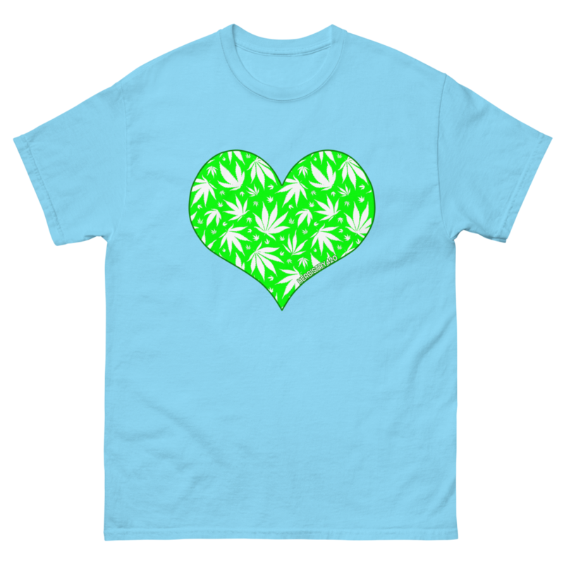 Love Weed – Unisex Classic Tee — sky