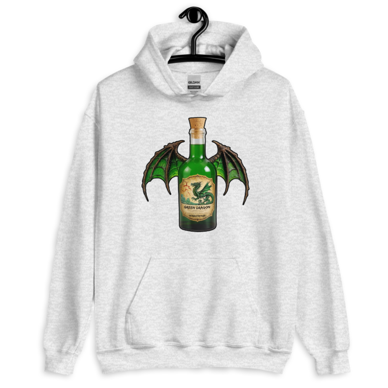 Green Dragon – Unisex Hoodie — ash