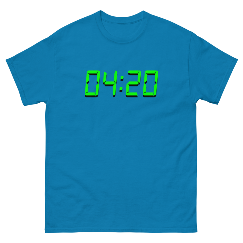 04:20 Digital – Unisex Classic Tee — sapphire