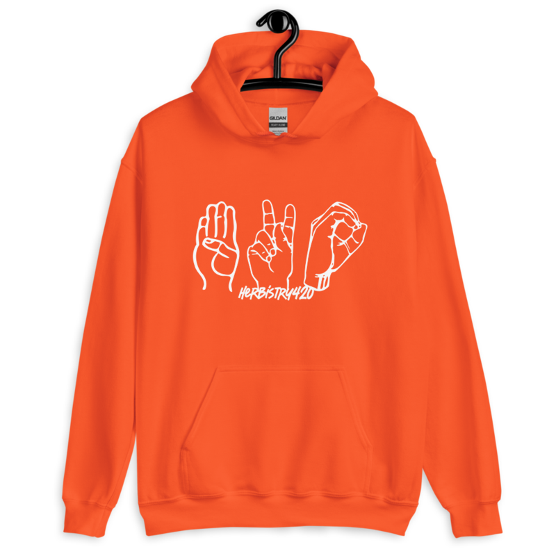 420 Hands – Unisex Hoodie — orange