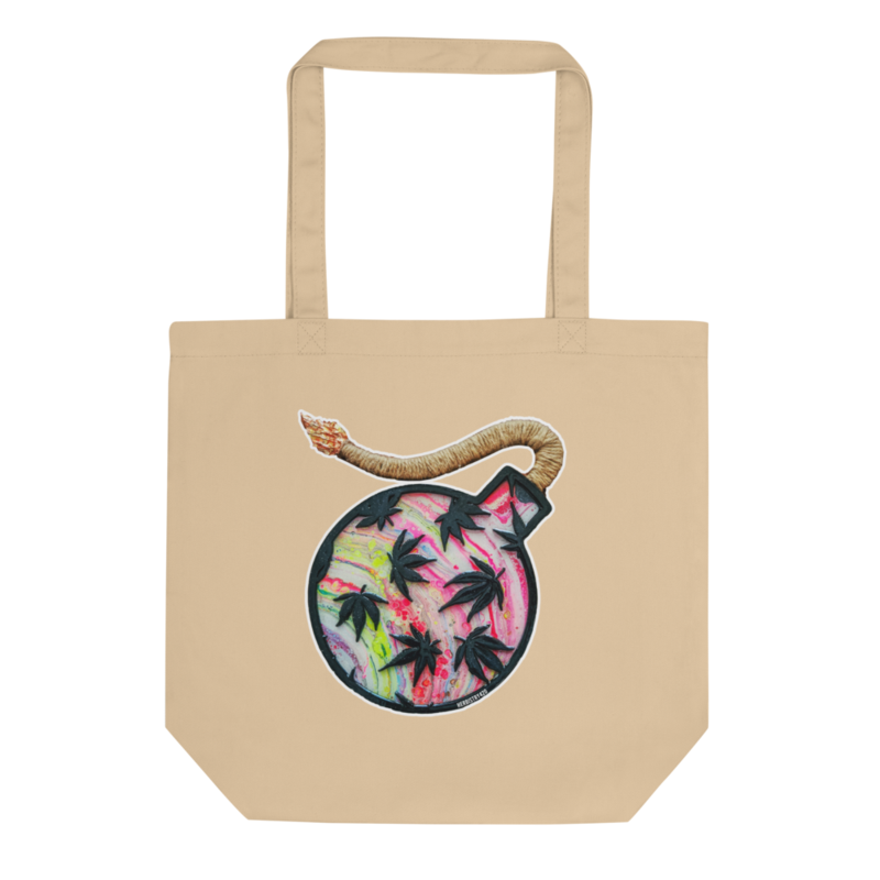 Da Bomb – Red – Eco Tote Bag — oyster