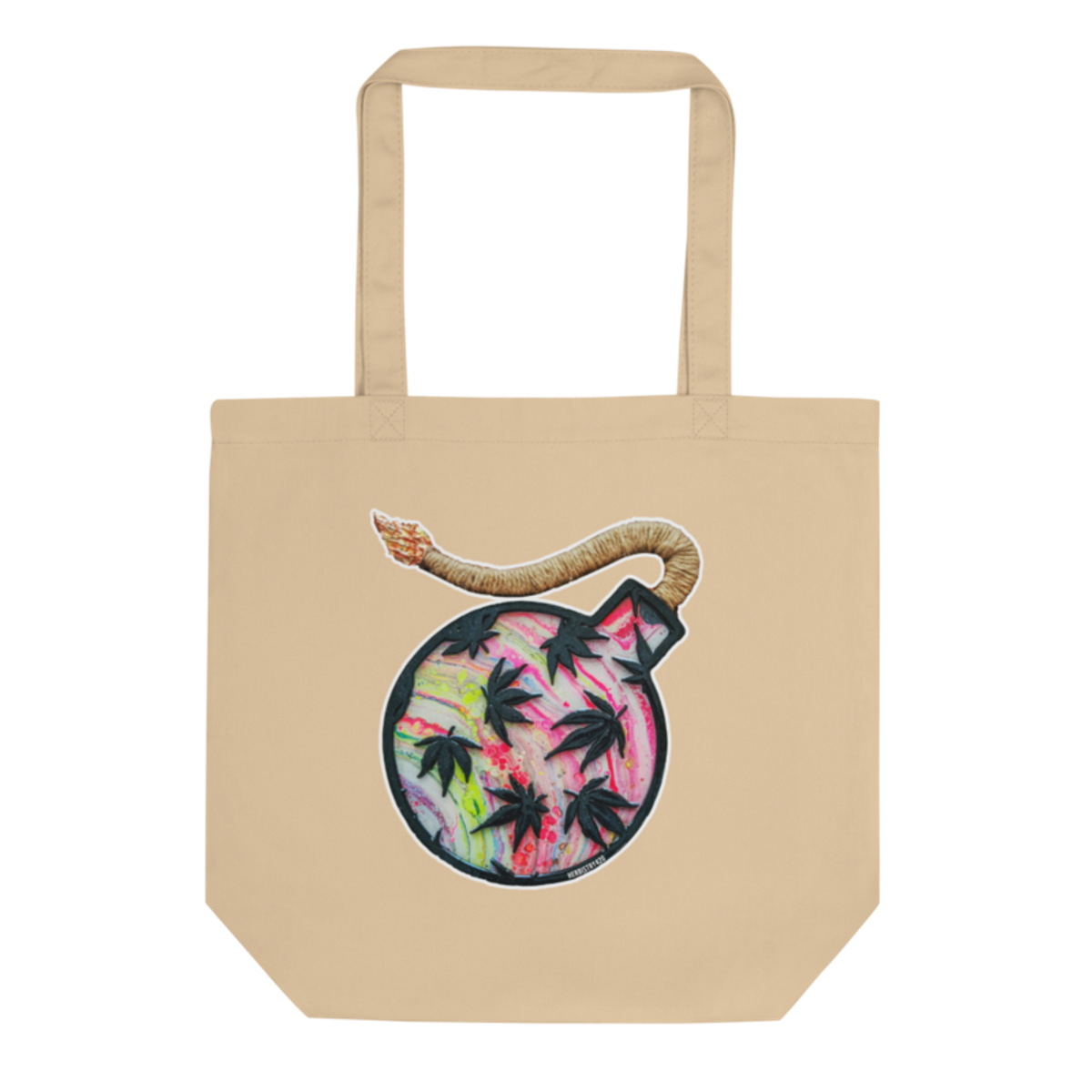 Da Bomb – Red – Eco Tote Bag — oyster