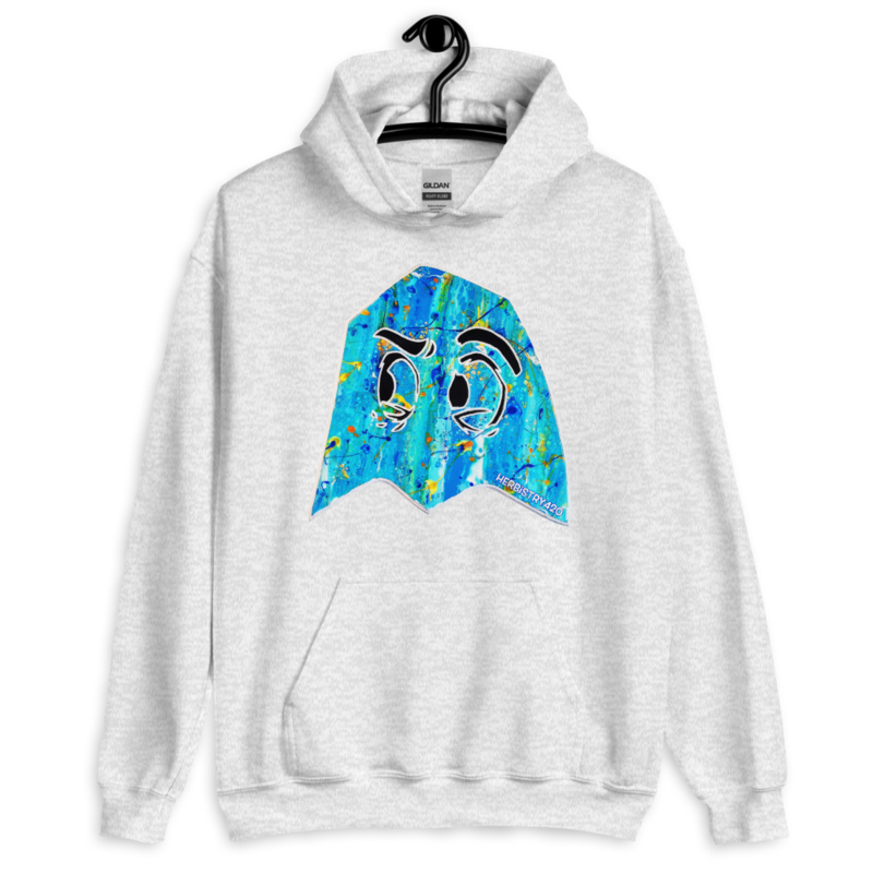 Blue Ghost – Unisex Hoodie — ash