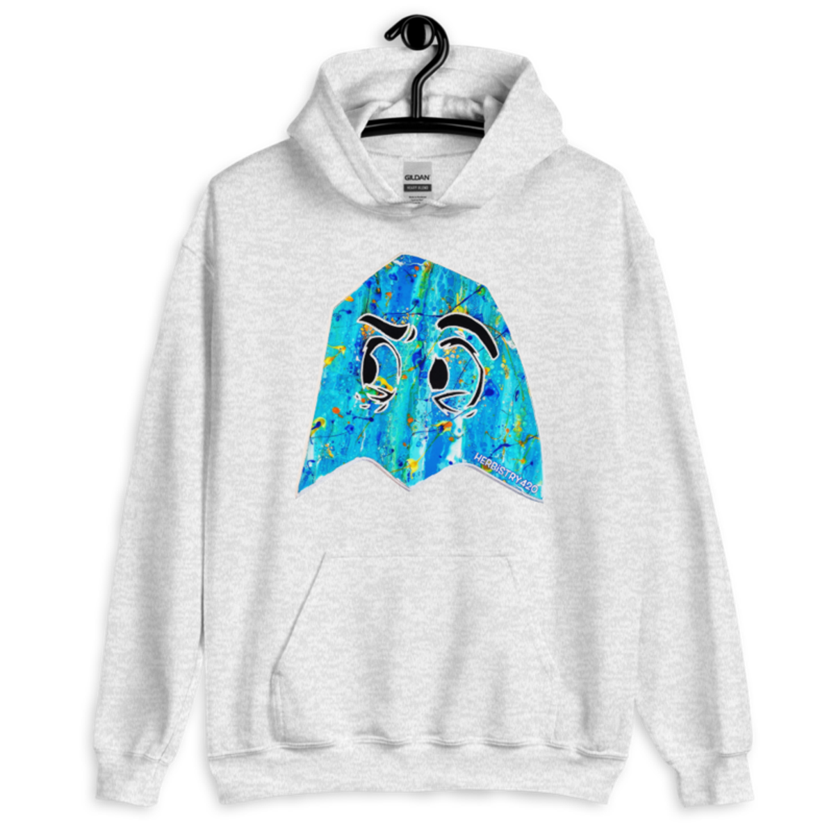 Blue Ghost – Unisex Hoodie — ash