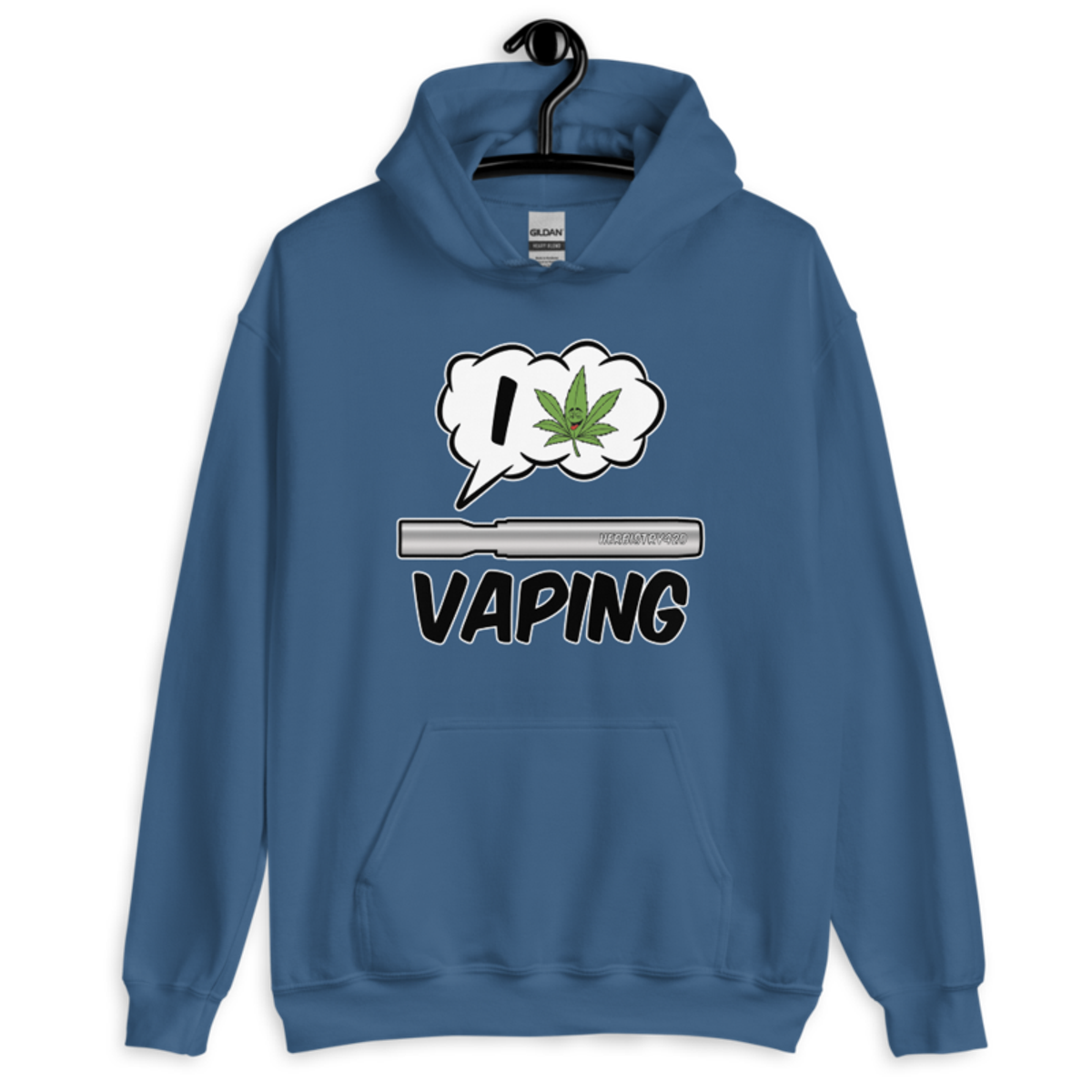 I Love Vaping – Unisex Hoodie — indigo blue