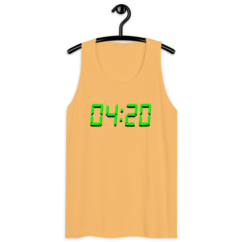 04:20 Digital – Men’s premium tank top — squash
