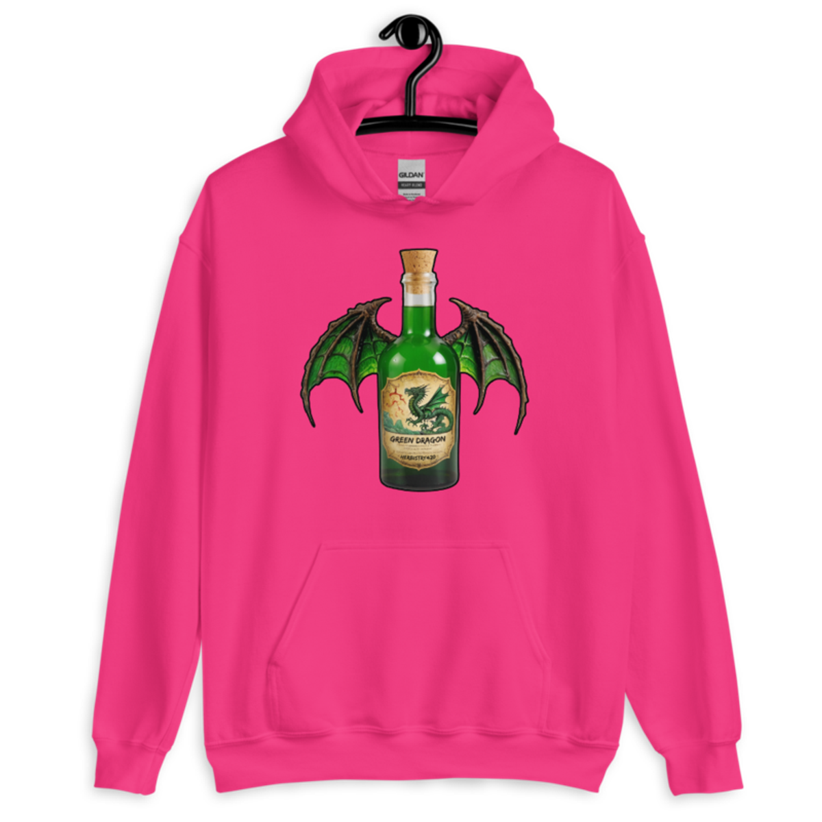 Green Dragon – Unisex Hoodie — heliconia