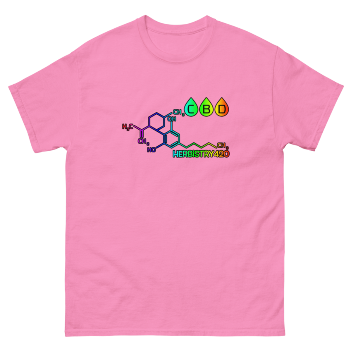 CBD Molecule – Unisex Classic Tee — azalea