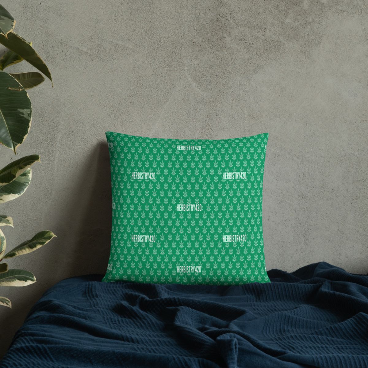 H420 Leaves – Basic Pillow — lifestyle default