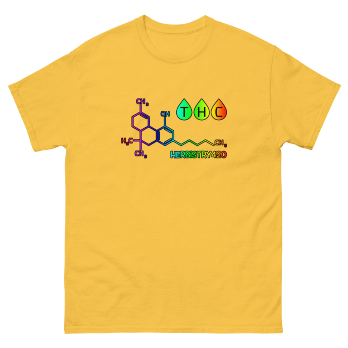 THC Molecule – Unisex Classic Tee — daisy