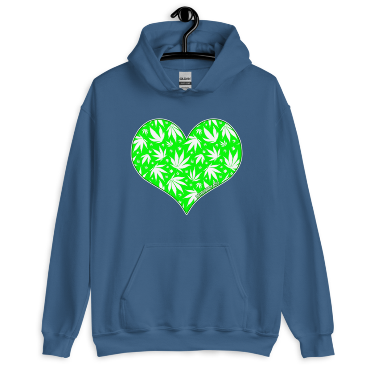Love Weed – Unisex Hoodie — indigo blue