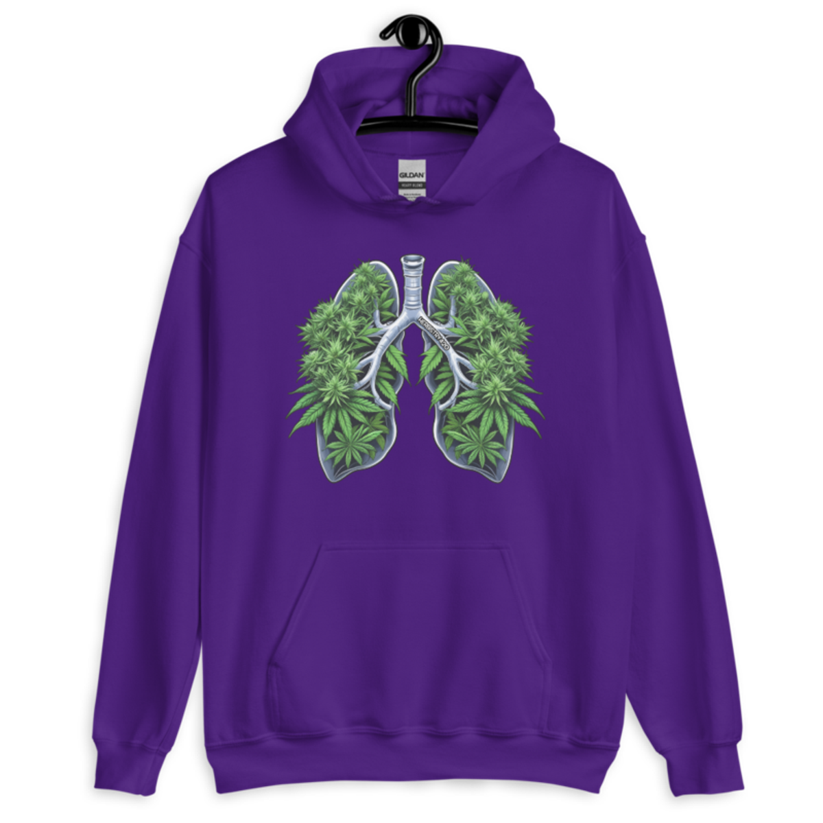 Weed Lungs – Unisex Hoodie — purple
