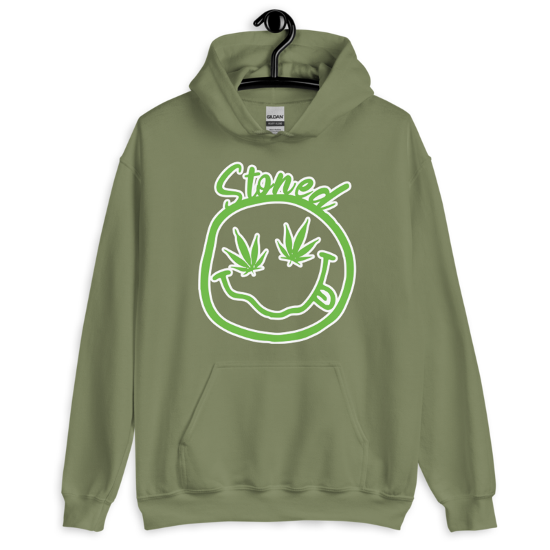 Stoned – Unisex Hoodie — military green