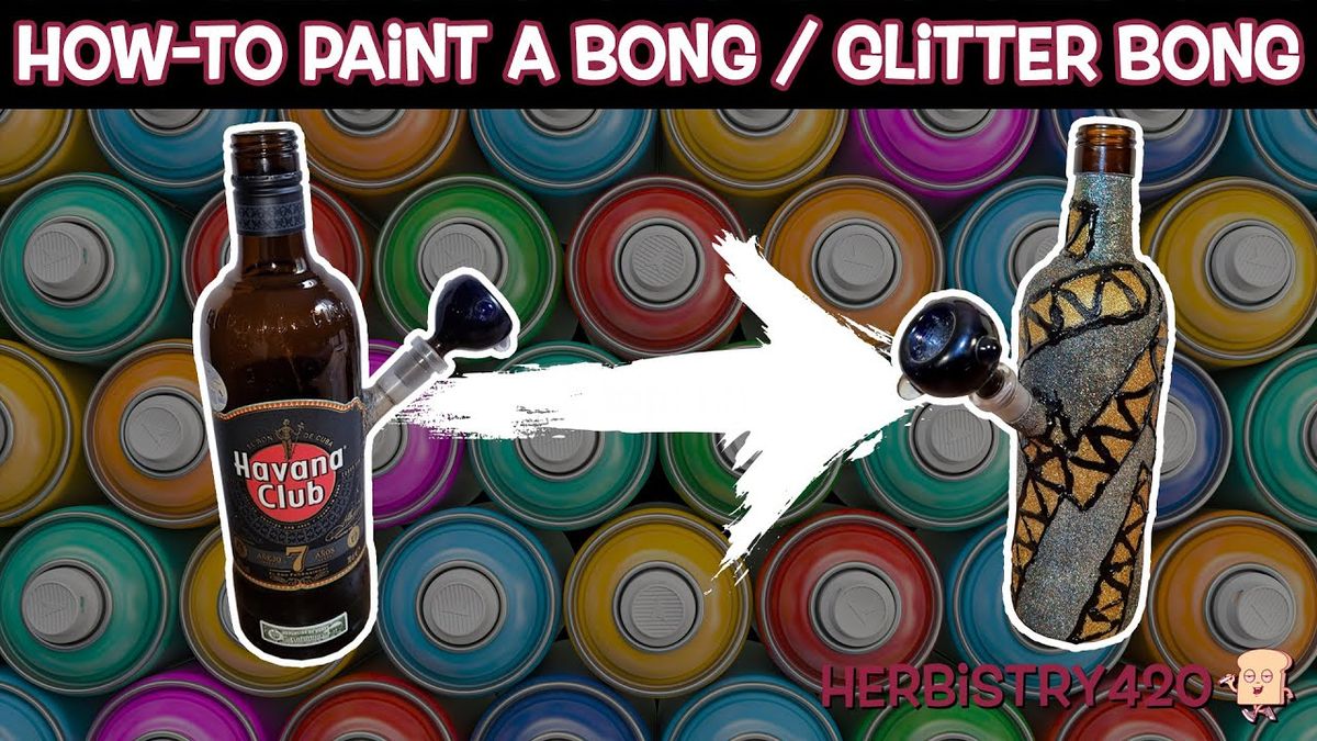 how to paint a bong diy