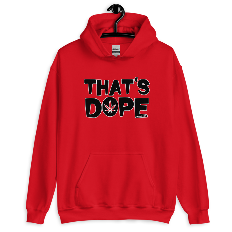 That's Dope – Unisex Hoodie — red