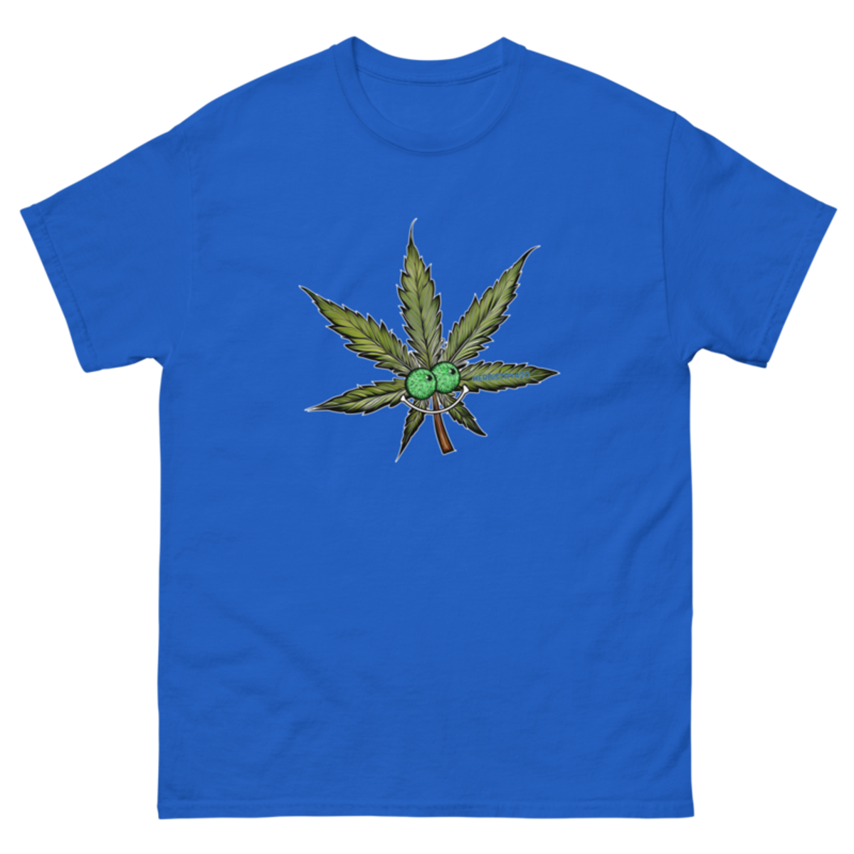 Happy Leaf – Unisex Classic Tee — royal