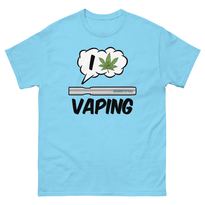 I Love Vaping – Unisex classic tee — sky