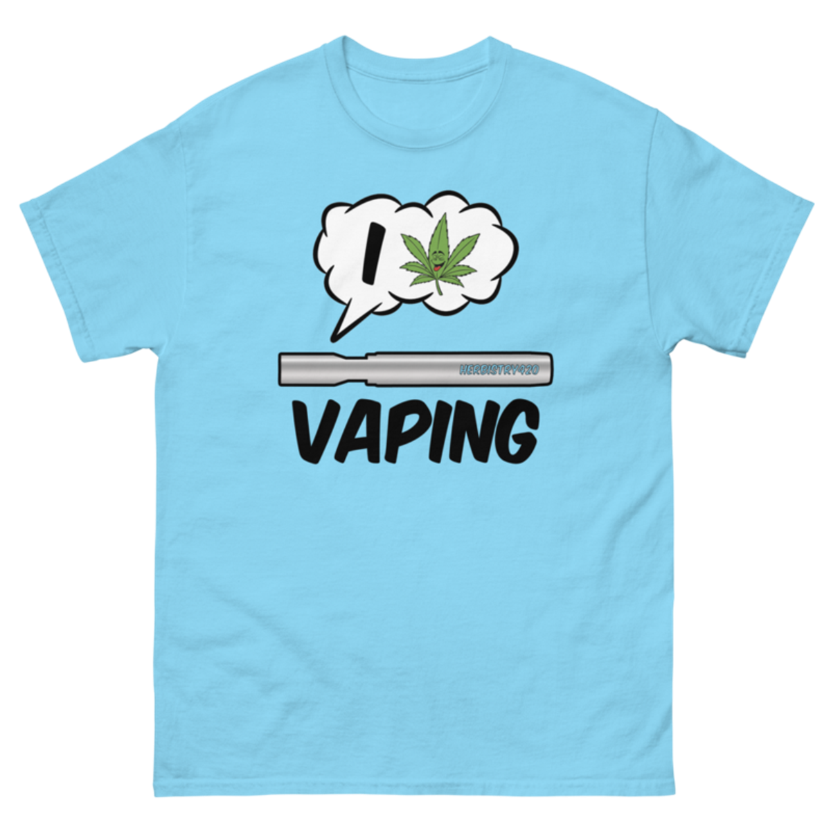 I Love Vaping – Unisex classic tee — sky