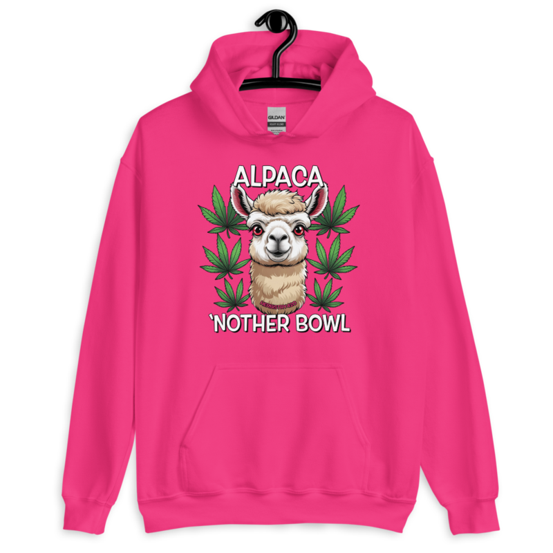 Alpaca 'Nother Bowl – Unisex Hoodie — heliconia