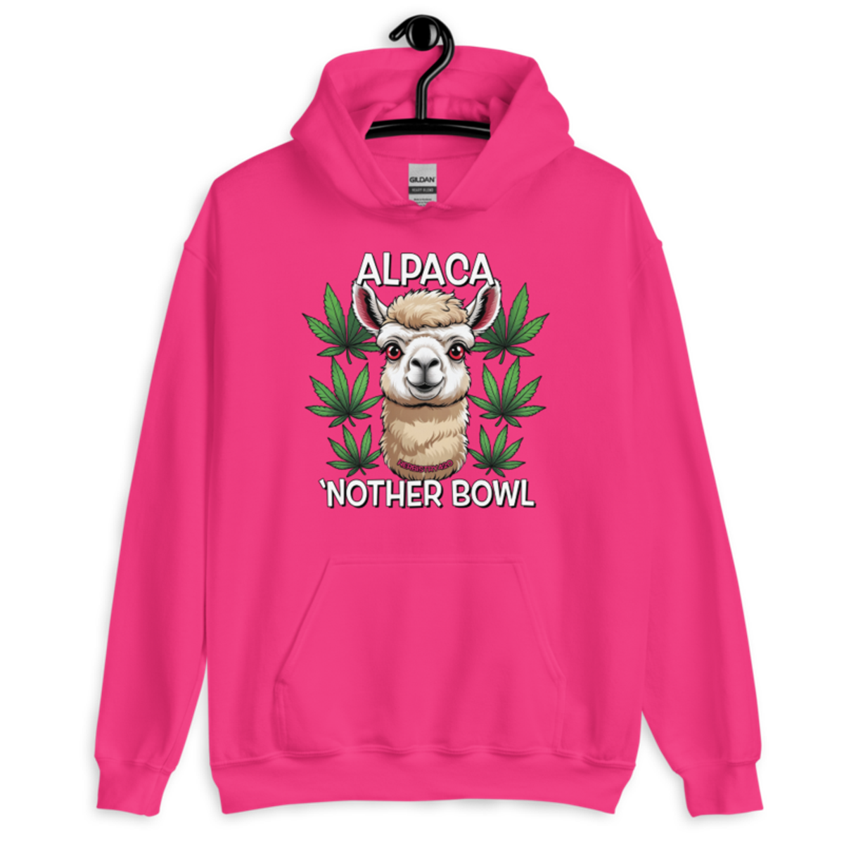 Alpaca 'Nother Bowl – Unisex Hoodie — heliconia