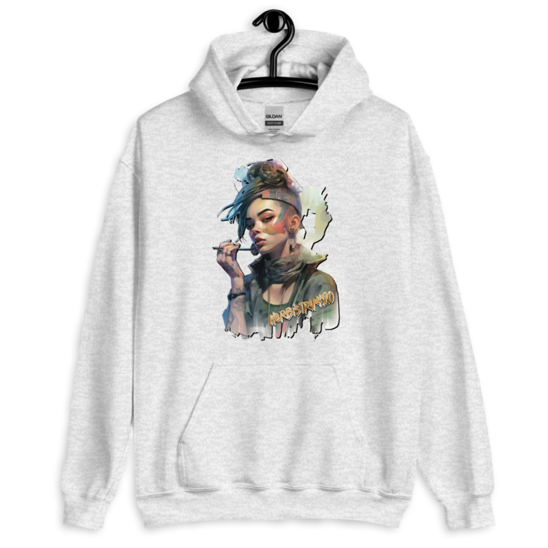 Steampunk Girl 2 – Unisex Hoodie — ash