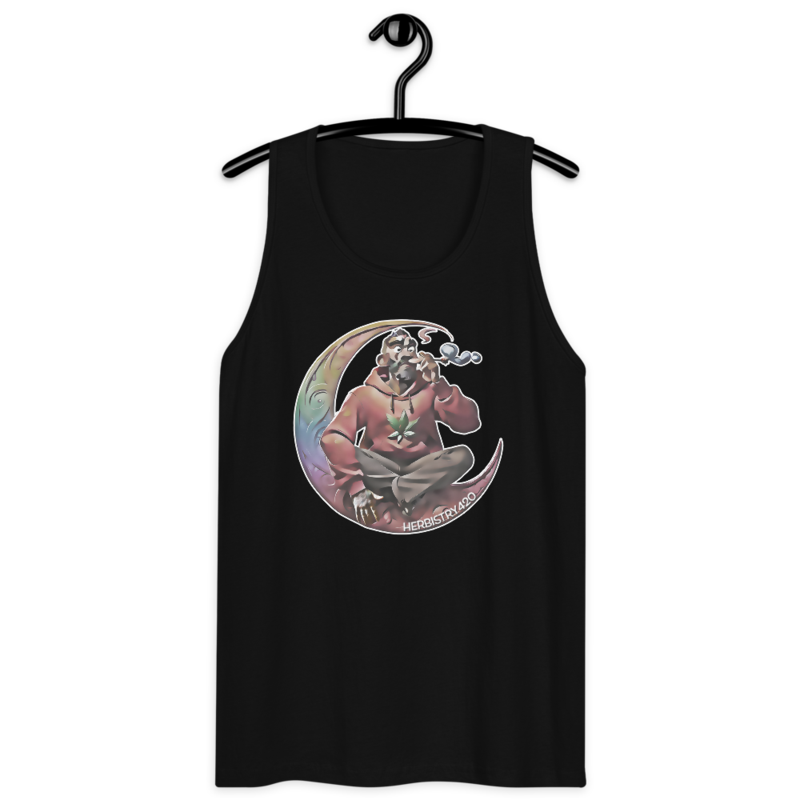 Smoking On The Moon – Men’s premium tank top