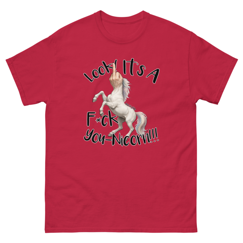 F•ck Unicorn – Unisex classic tee — cardinal