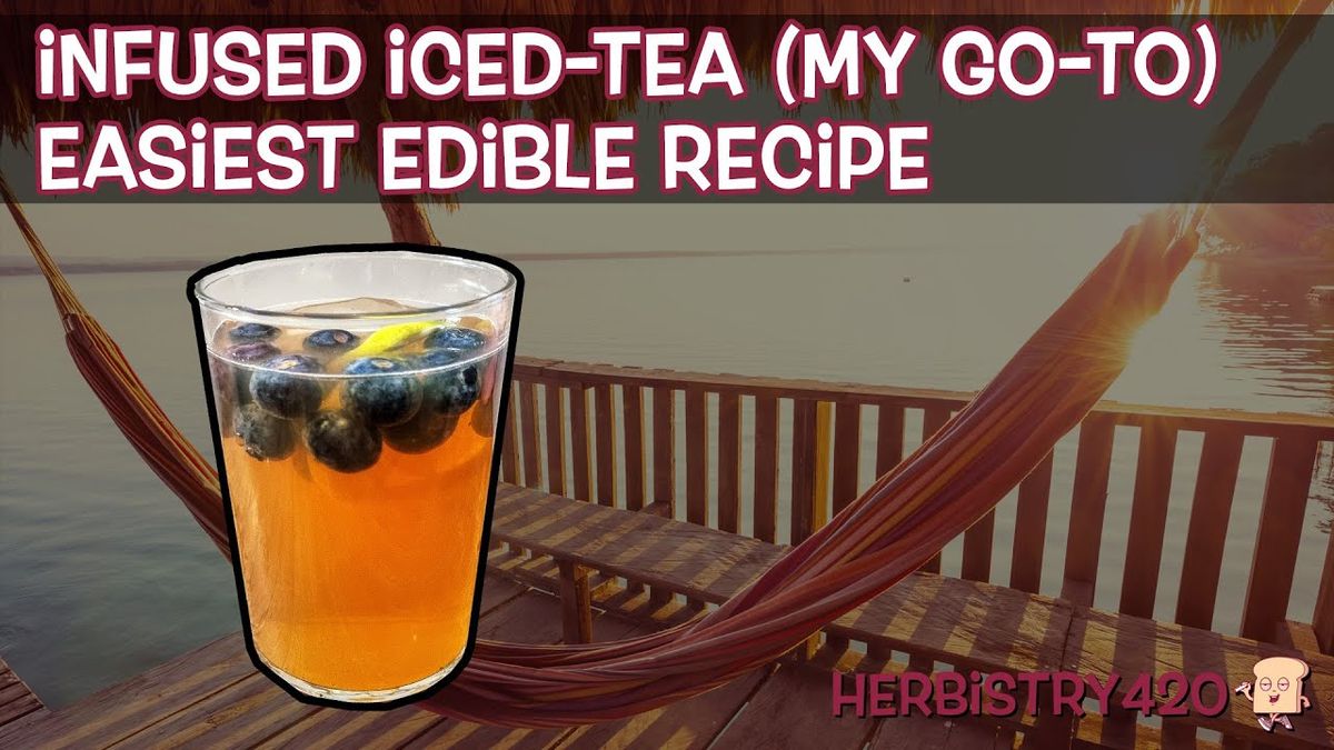 cannabis infused iced tea