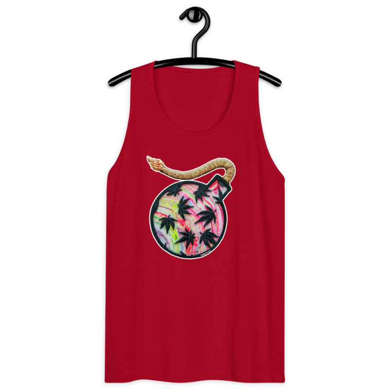 Da Bomb – Red– Men’s premium tank top — red