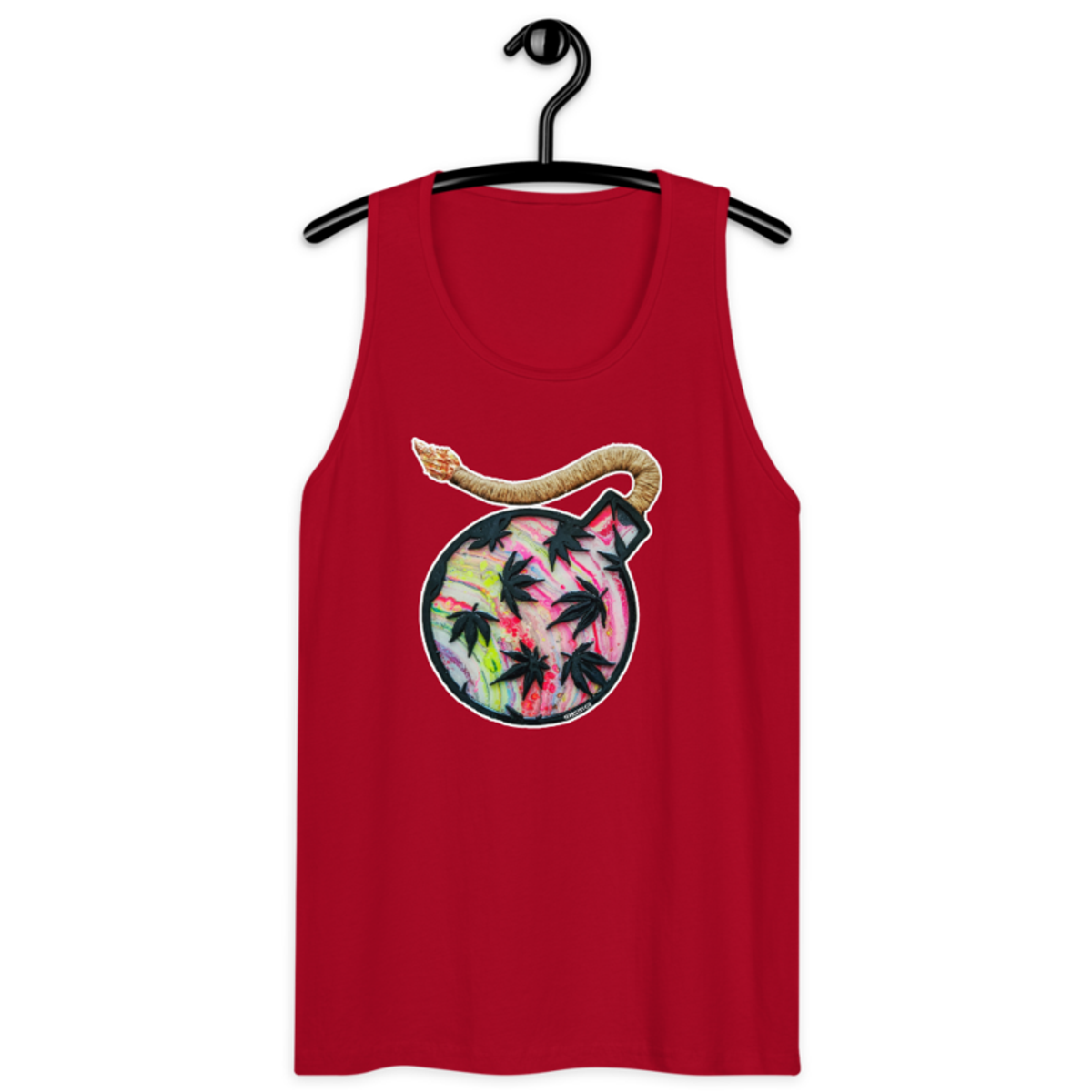 Da Bomb – Red– Men’s premium tank top — red