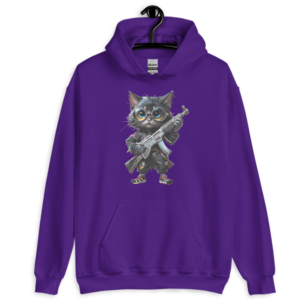 OG Cat – Unisex Hoodie — purple