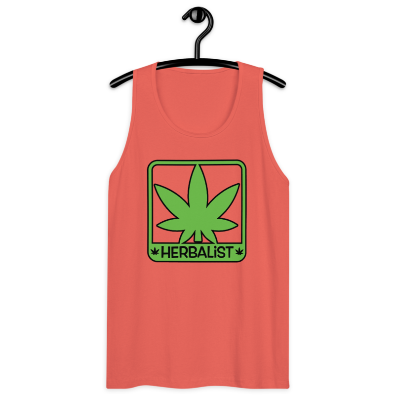 Herbalist – Men’s premium tank top — coral