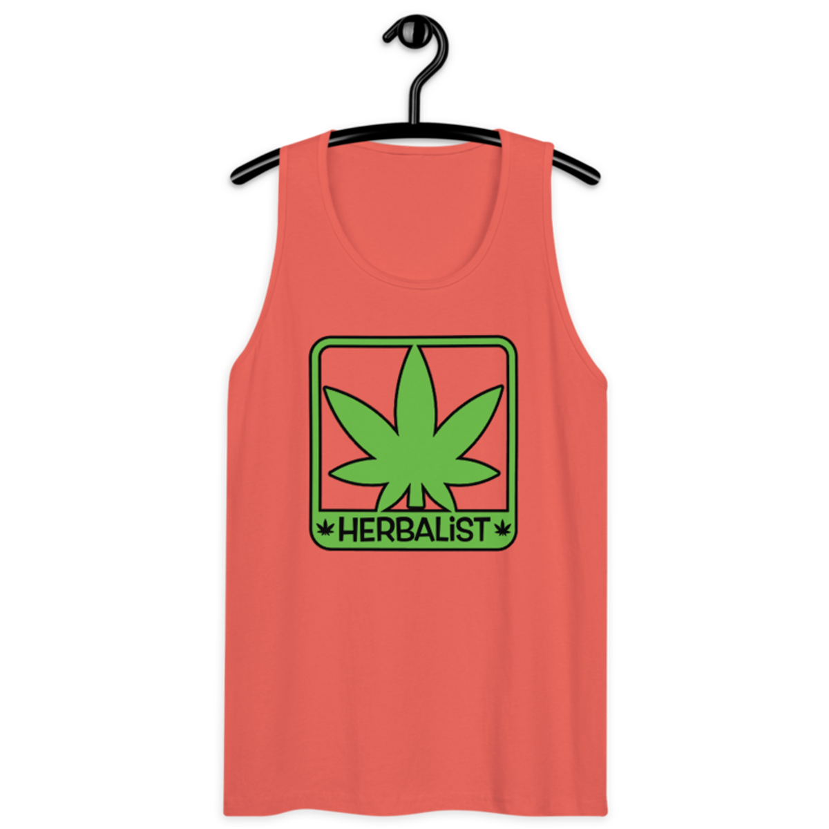 Herbalist – Men’s premium tank top — coral