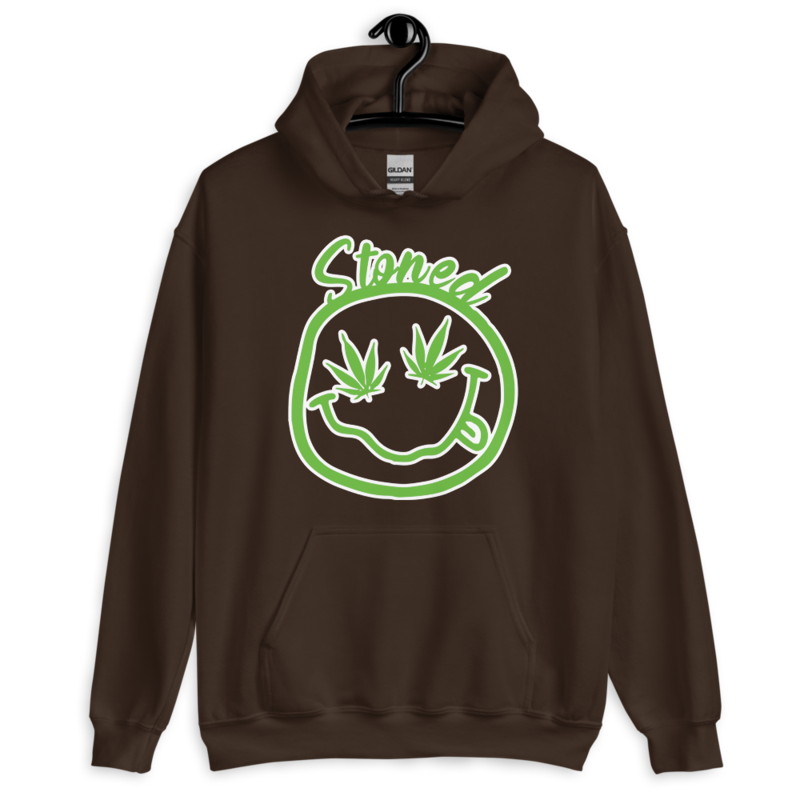 Stoned – Unisex Hoodie — dark chocolate