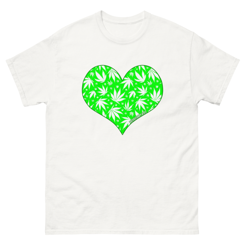 Love Weed – Unisex Classic Tee — white