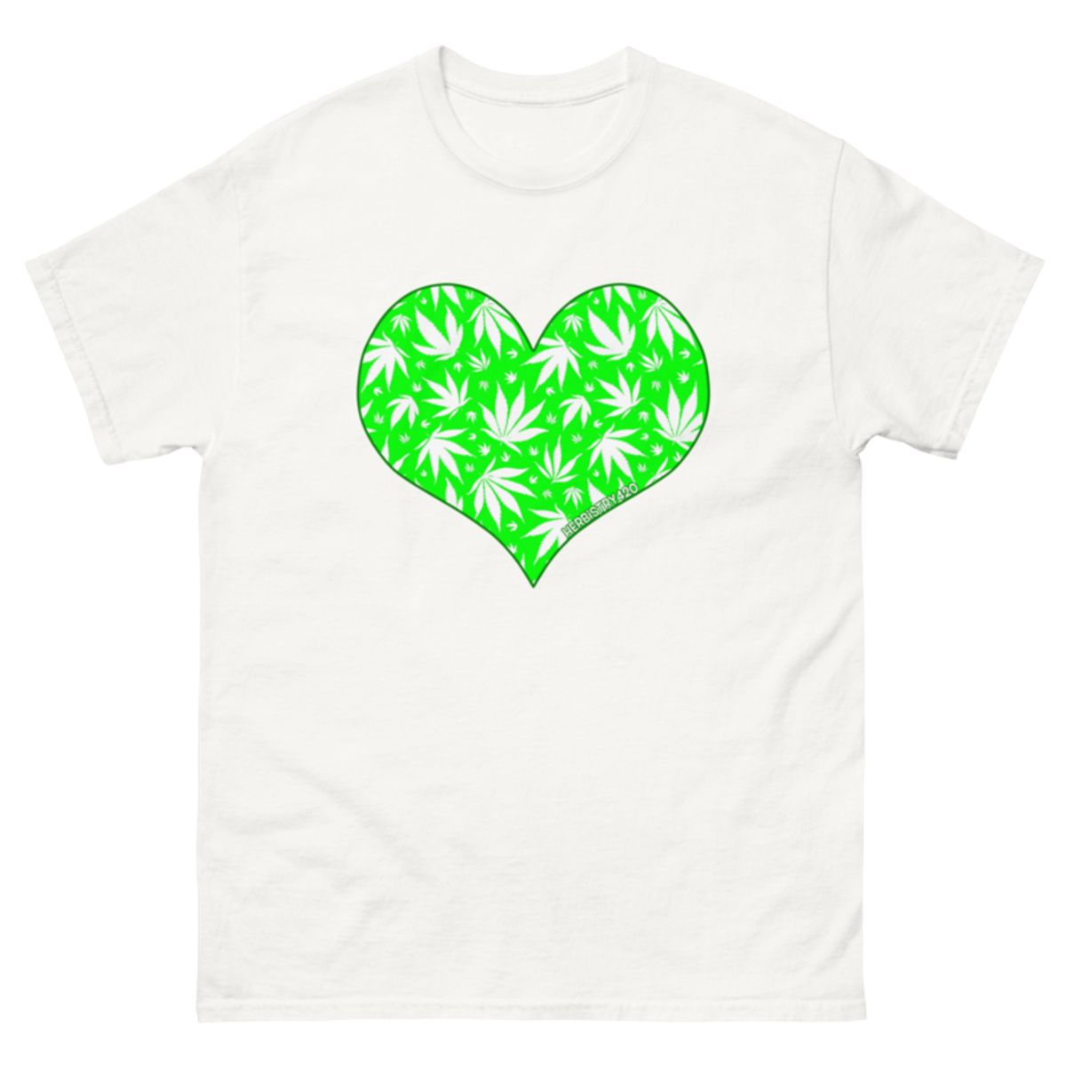 Love Weed – Unisex Classic Tee — white