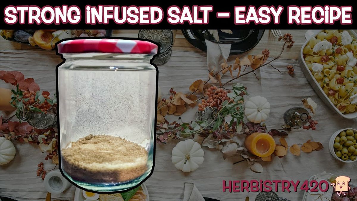cannabis infused salt recipe