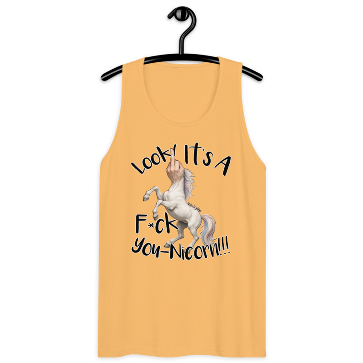 F•ck Unicorn – Men’s premium tank top — squash