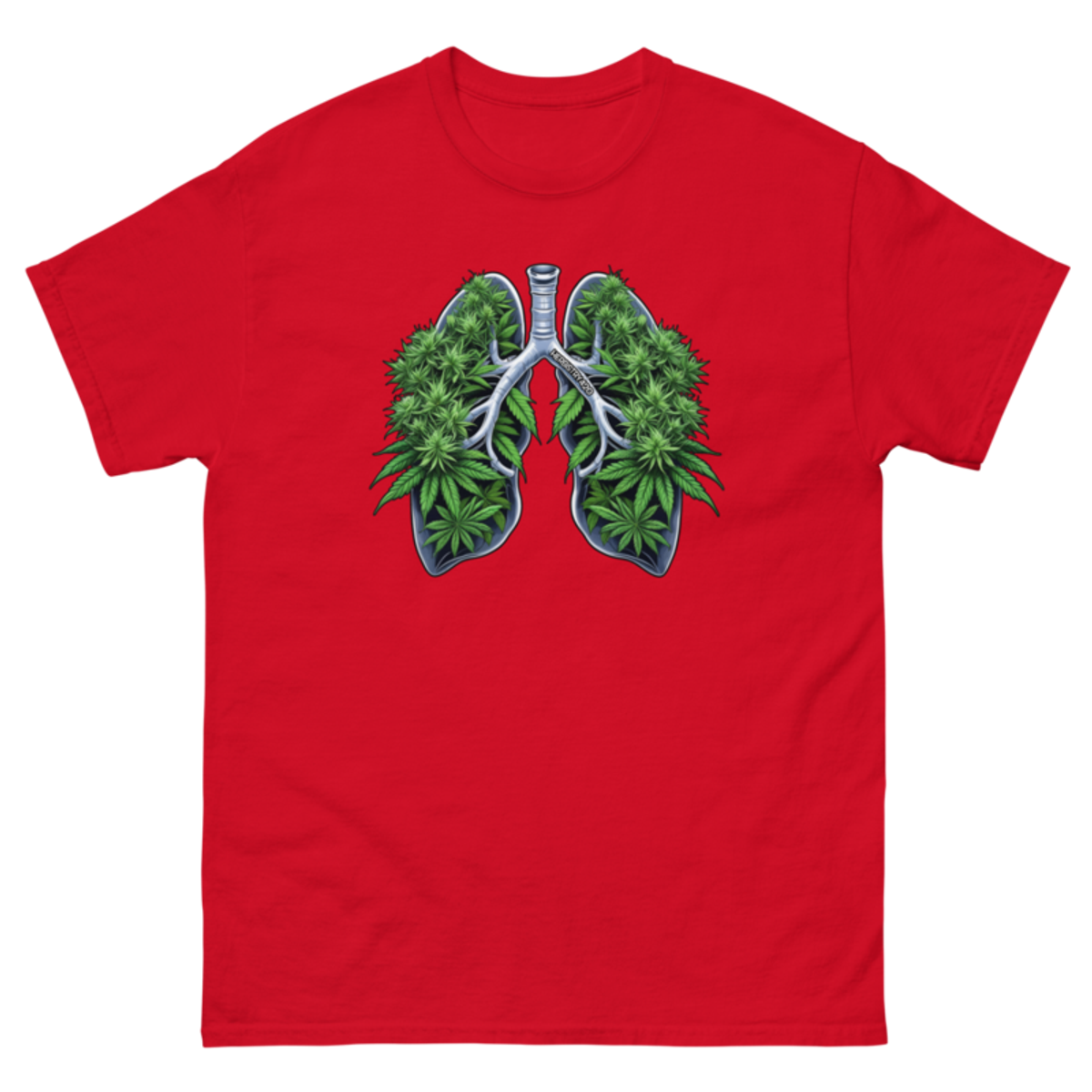 Weed Lungs – Unisex classic tee — red