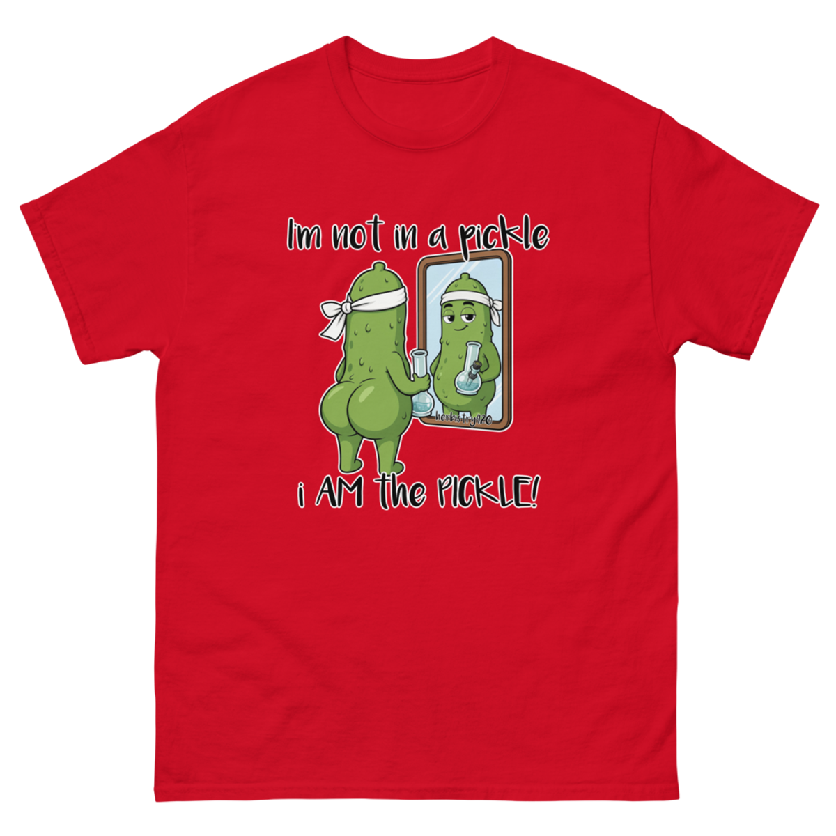 I Am The Pickle – Unisex Classic Tee — red