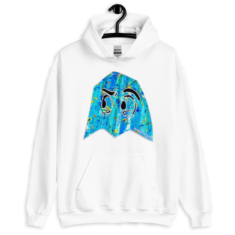 Blue Ghost – Unisex Hoodie — white