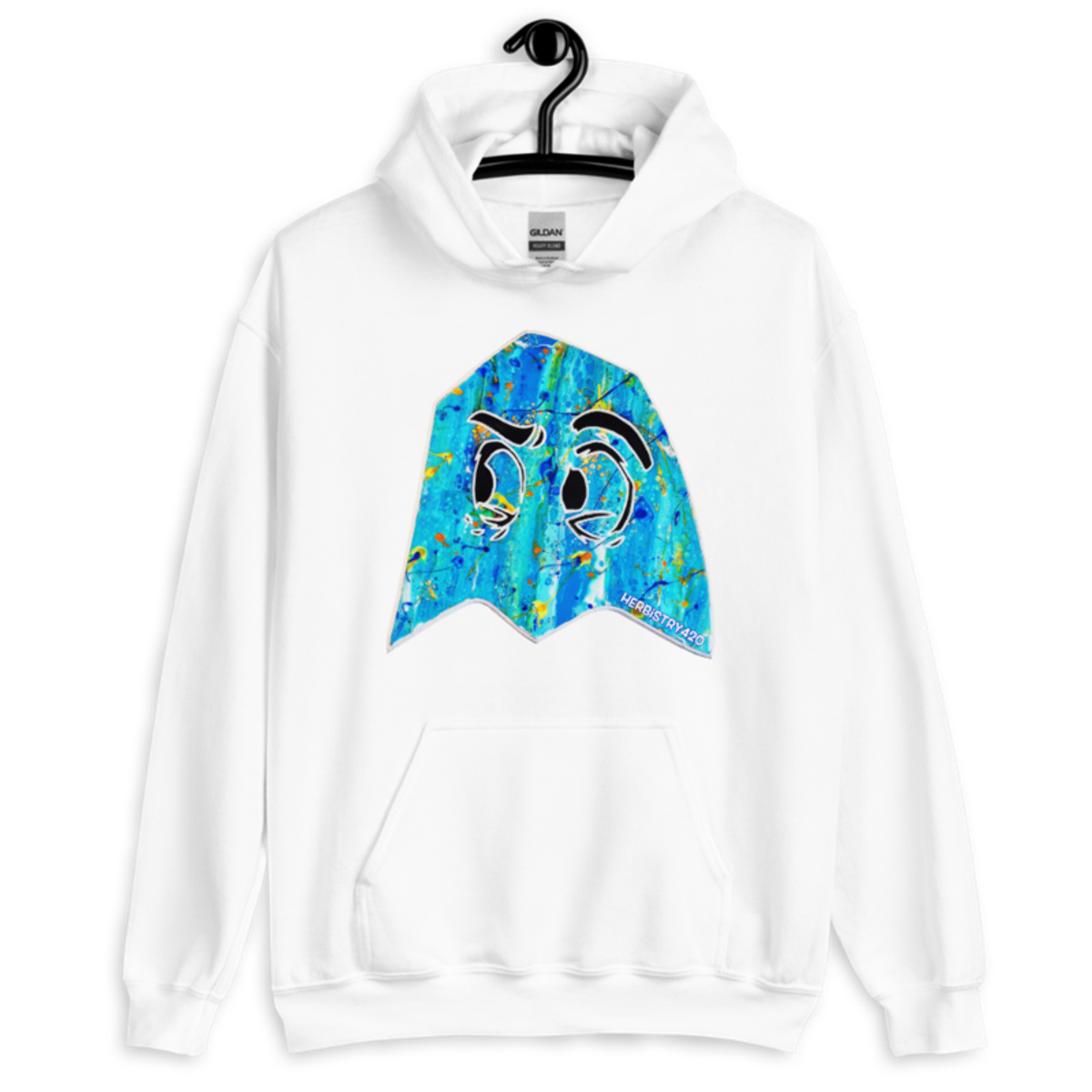 Blue Ghost – Unisex Hoodie — white