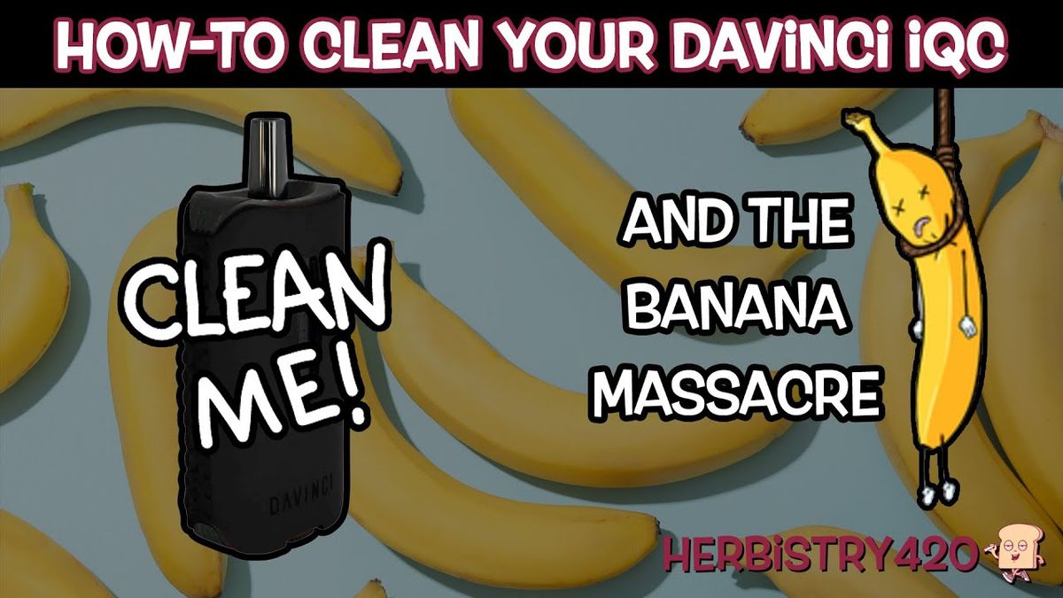 how to clean davinci iqc vaporizer