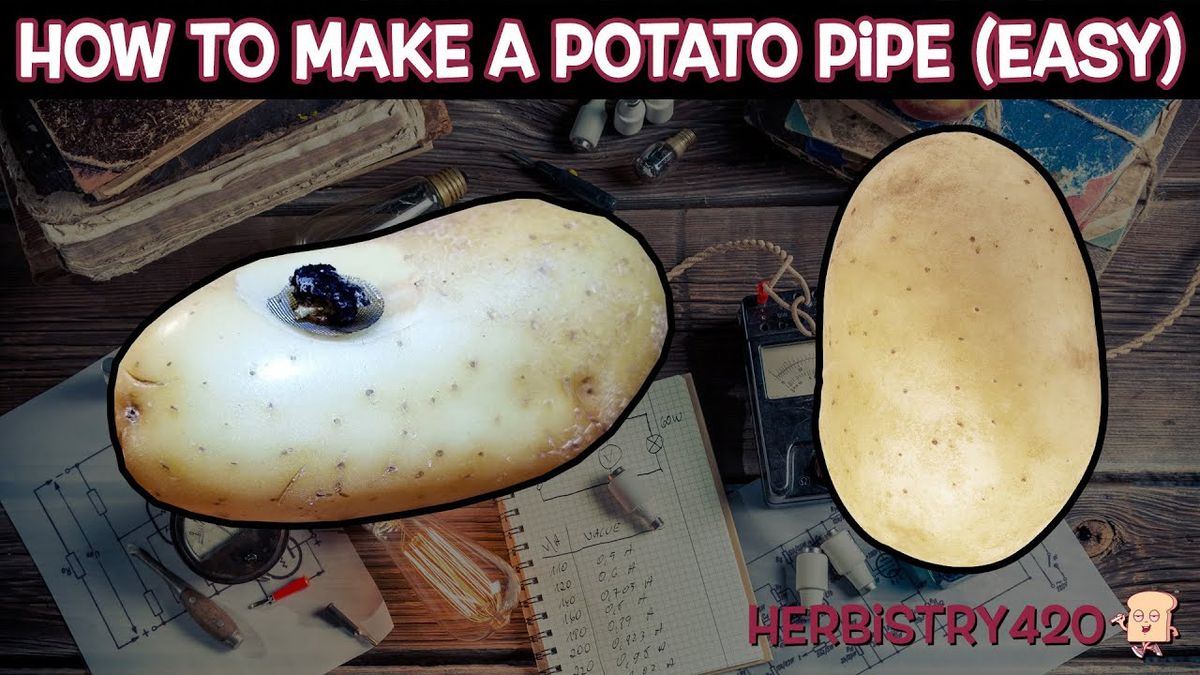 how to make a potato pipe