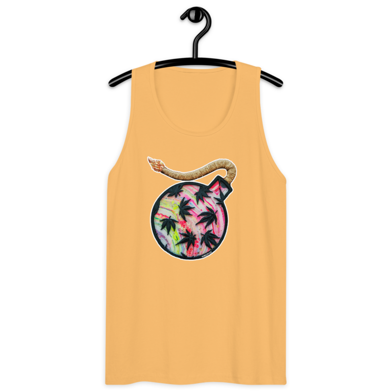 Da Bomb – Red– Men’s premium tank top — squash