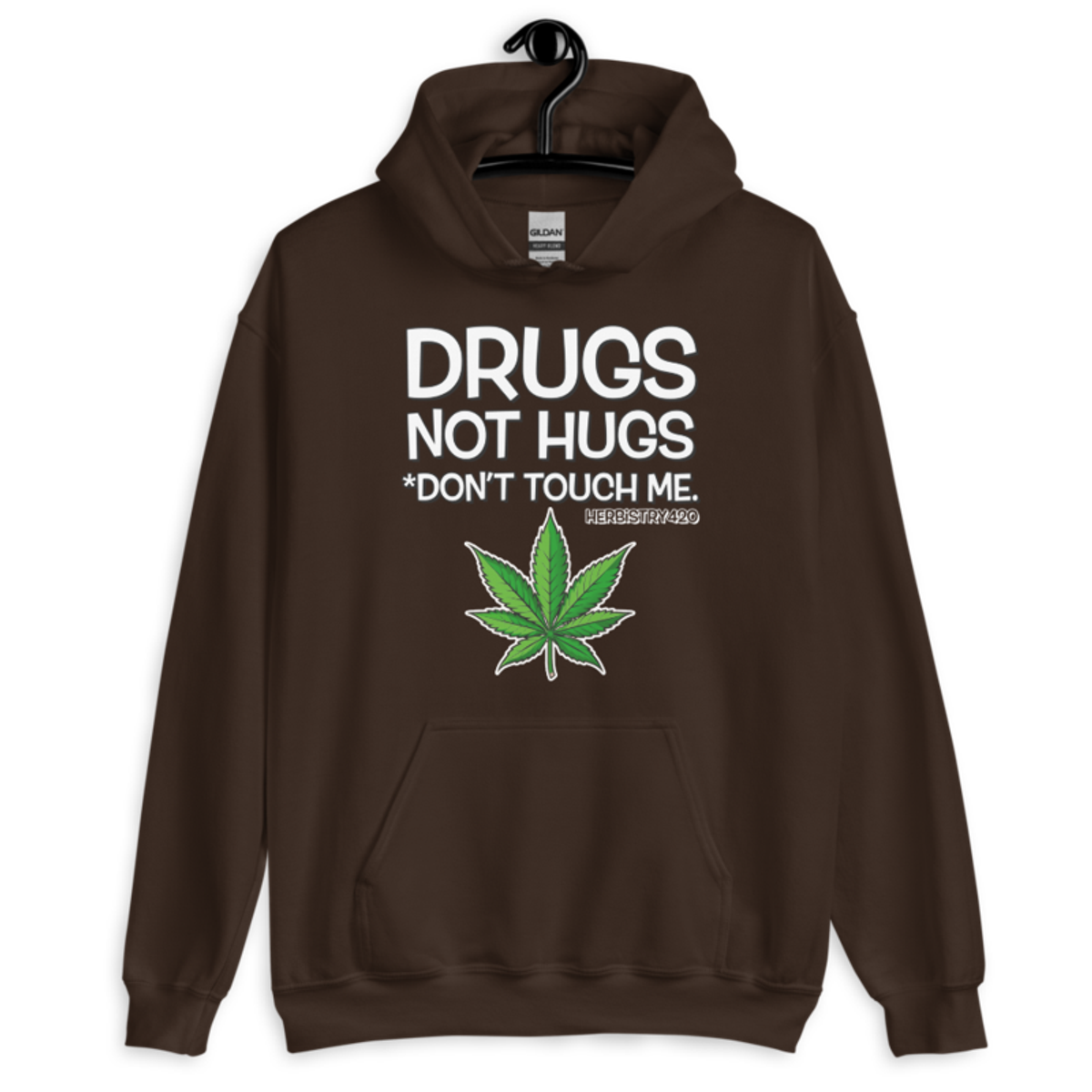 Don't Touch Me – Unisex Hoodie — dark chocolate