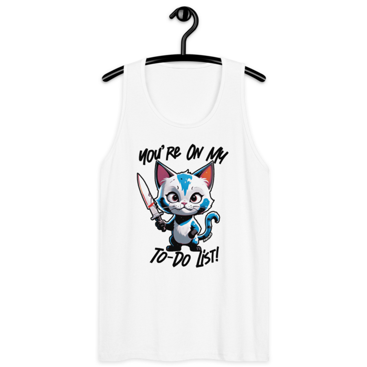 You're On My To-Do List – Men’s premium tank top — white