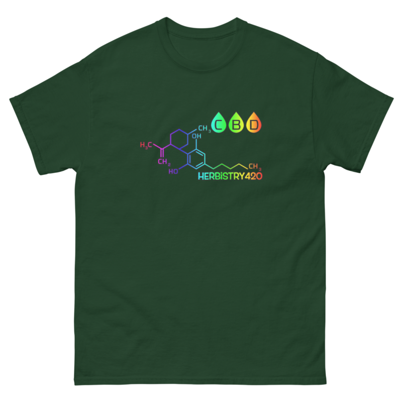 CBD Molecule – Unisex Classic Tee — forest green